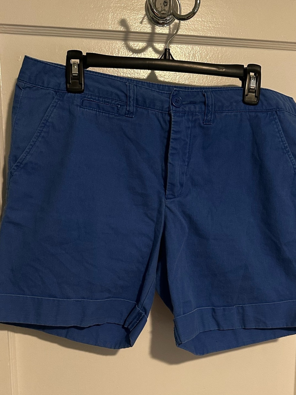 Faded Glory Royal Blue Flat Front Chino Shorts